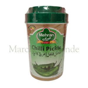 Achard de Piments Verts Mehran (Chilli Pickle)