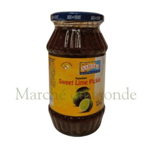 Achard de Citron Vert Sucré Ashoka (Rajasthani Sweet Lime Pickle)