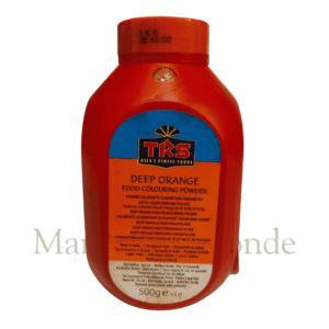 Deep Orange Food Colouring Powder-Poudre de colorant alimentaire orange profond 500g