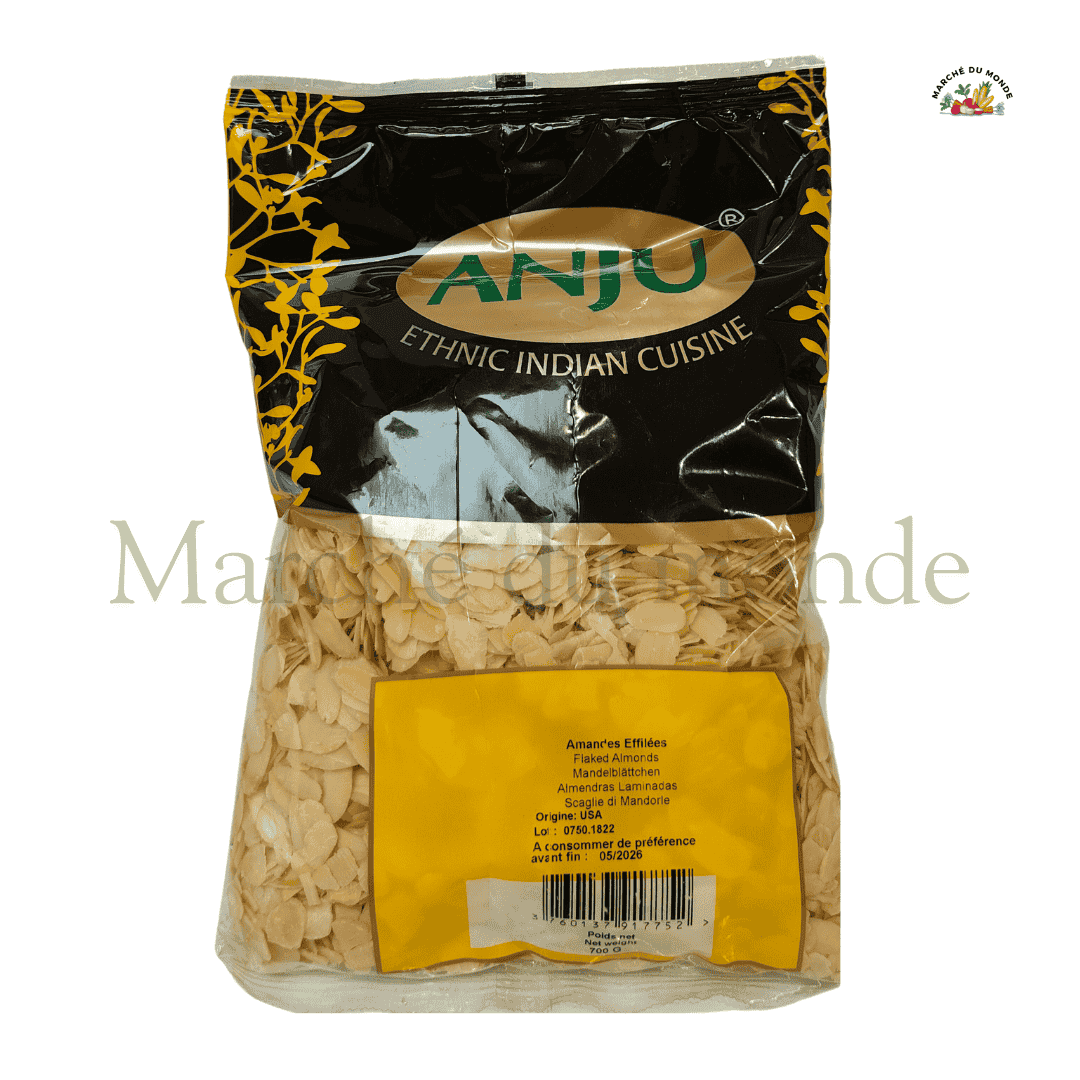 Sachet d'Amandes Effilées 700g, idéales pour décorer et enrichir vos pâtisseries et plats.