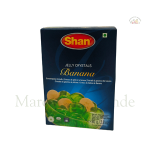 Jelly Crystals Banane 80G – Dessert Gélifié à la Saveur Douce et Fruité