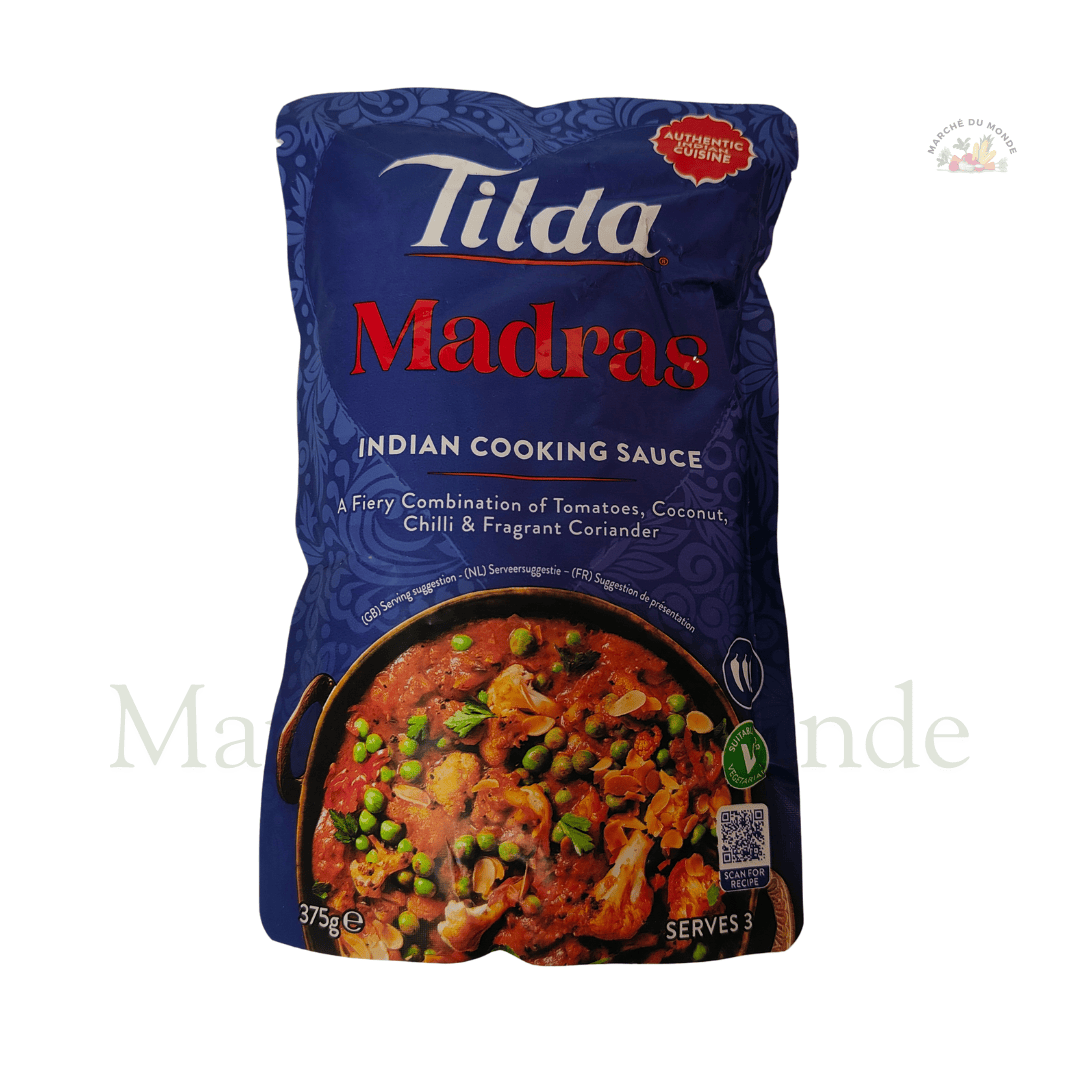 Sachet de 375G de mélange d’épices Madras, parfait pour des currys maison pleins de caractère.