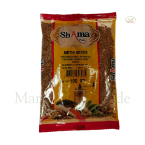 Methi Seeds (Graines de Fenugrec) – 100G