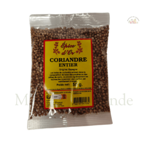 Coriandre Entier – 50G | Saveur Citronnée
