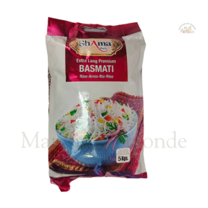 Riz Basmati Extra Long Shama Qualité Supérieure