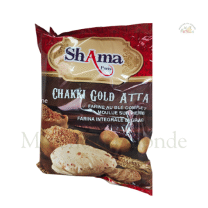 Shama Chakki Gold Atta – Farine de Blé Complet Moulue sur Pierre